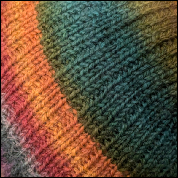Hand spun knitted wool